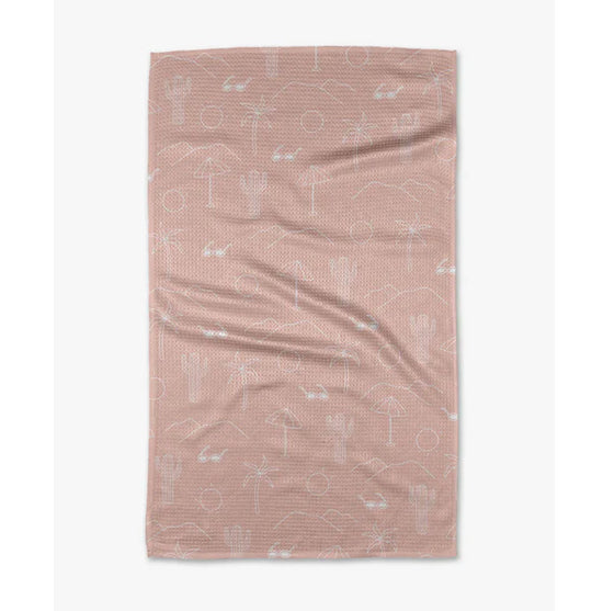Load image into Gallery viewer, Pink Paradise Kitchen Tea Towel
