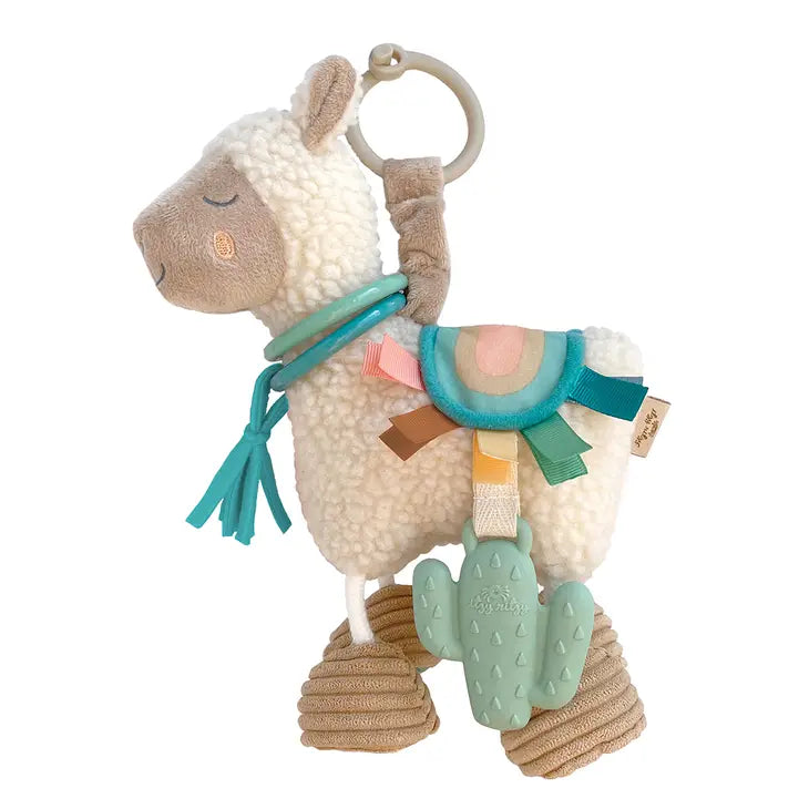 Itzy Friends Link & Love™ Activity Plush with Teether - Llama