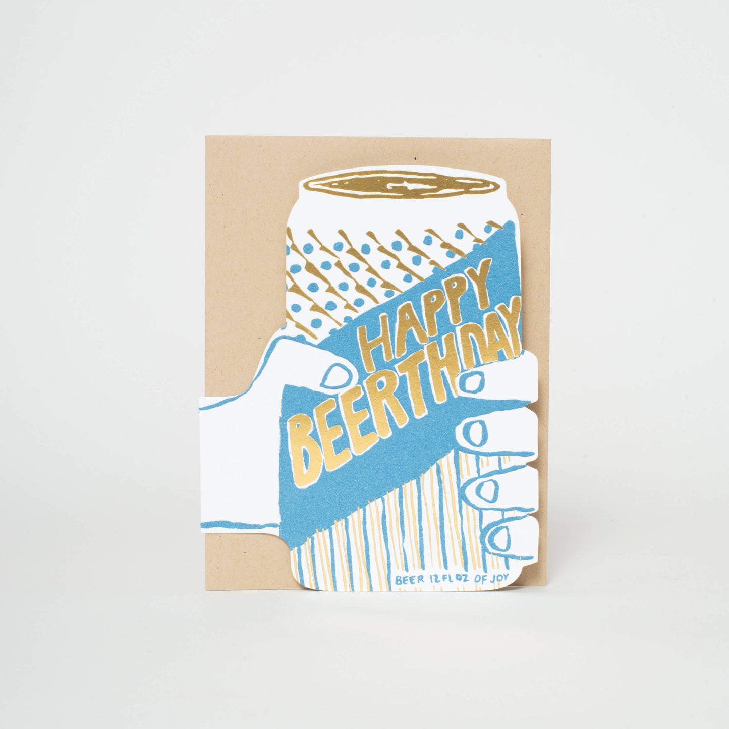 Beer Can Birthday Card