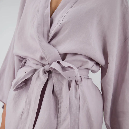 Sai Full-Length Linen Robe