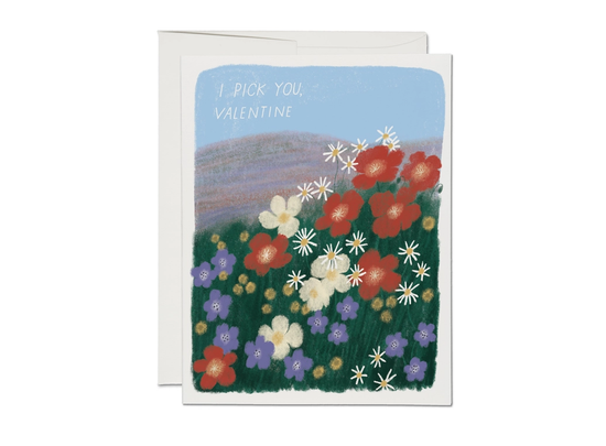 Picking Flowers Card