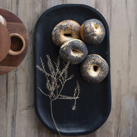 Black Mango Wood Serving Board