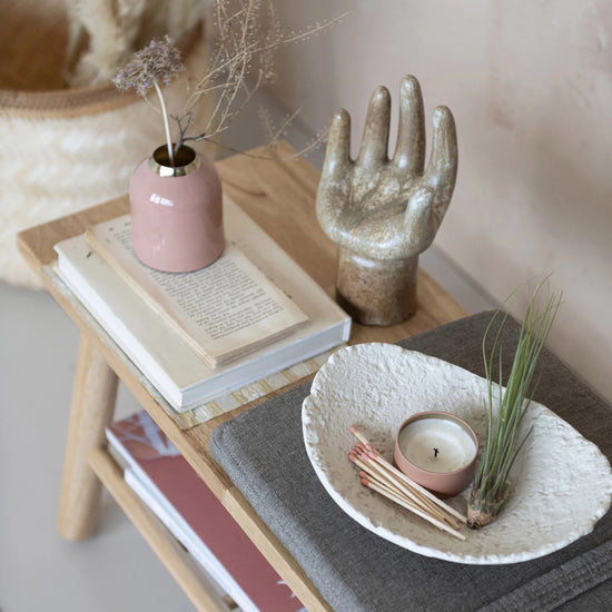 Stoneware Organic Shaped Plate