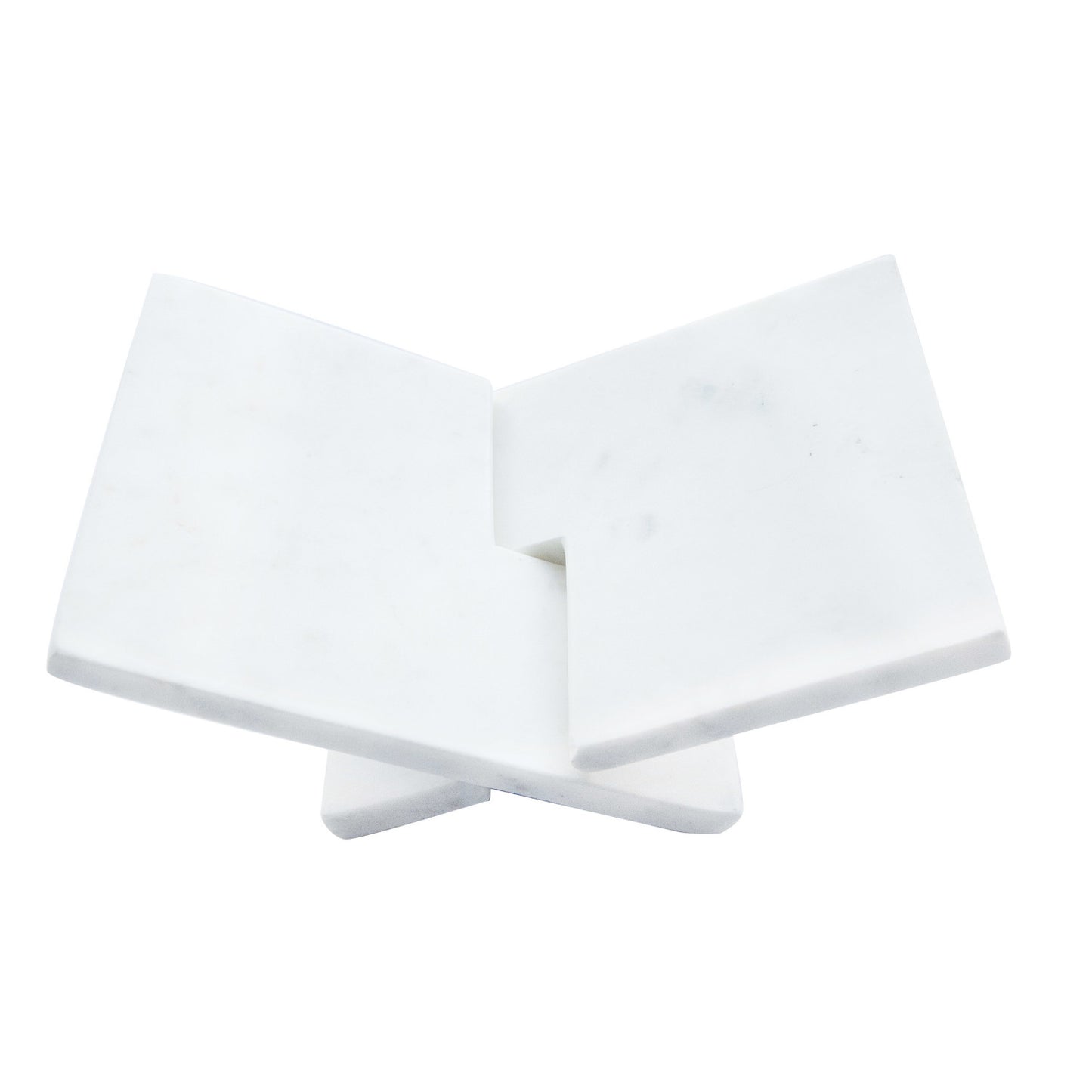 Interlocking Marble Book Holder