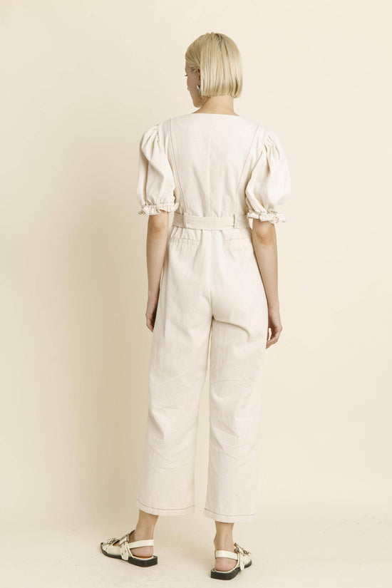 Contrast Stitch Jumpsuit