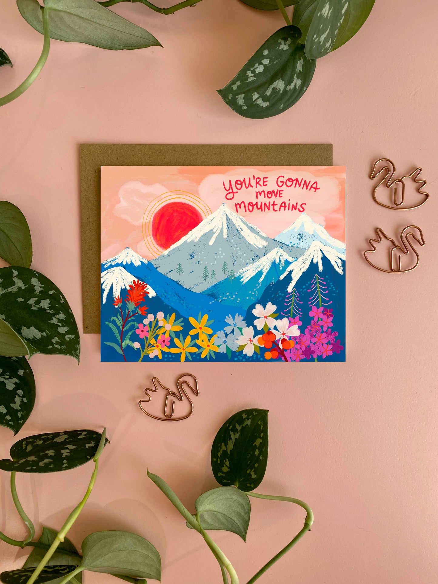 You're Gonna Move Mountains Card