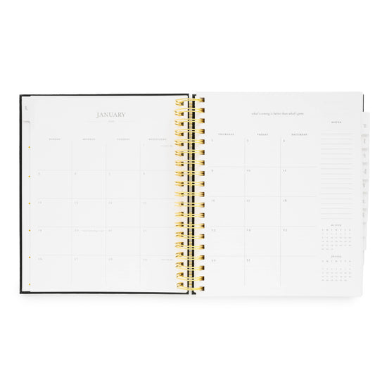 2025 Pale Pink Daily Spiral Planner