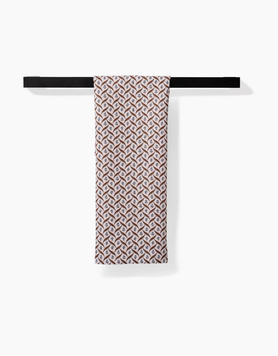 Plated Fall Berry Natural Tea Towel