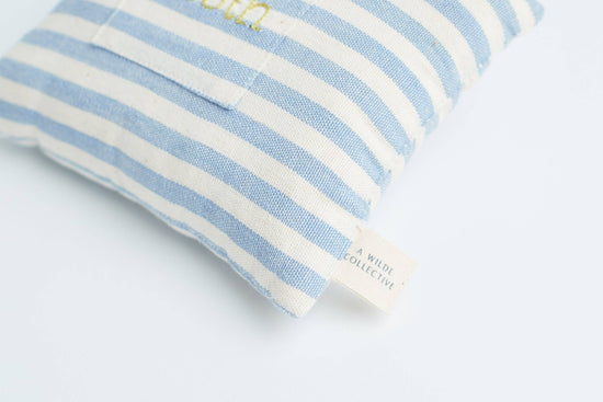 Handwoven Striped Tooth Fairy Pillow