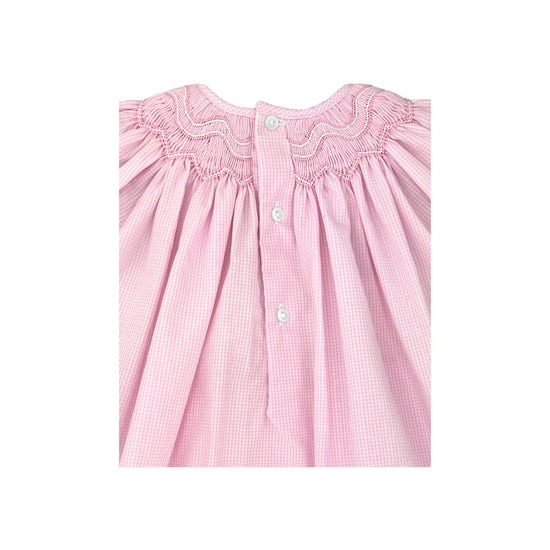 Bishop Zig Zag Smocked Dress