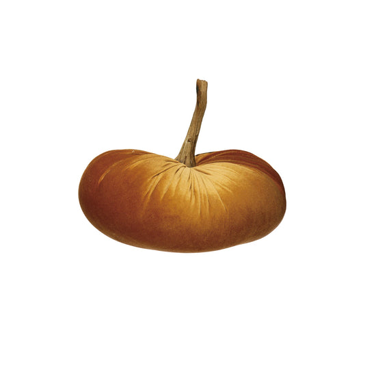 Load image into Gallery viewer, Velvet Pumpkin with Stem
