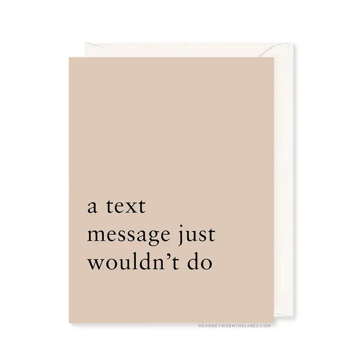 Text Message Card