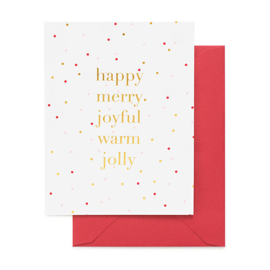 Happy Merry Joyful Card