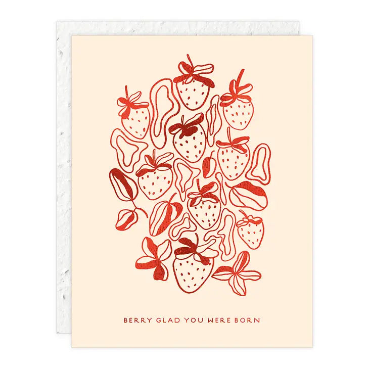 Load image into Gallery viewer, Strawberries Birthday Card
