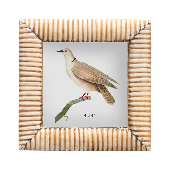 Ribbed Pattern Square Photo Frame