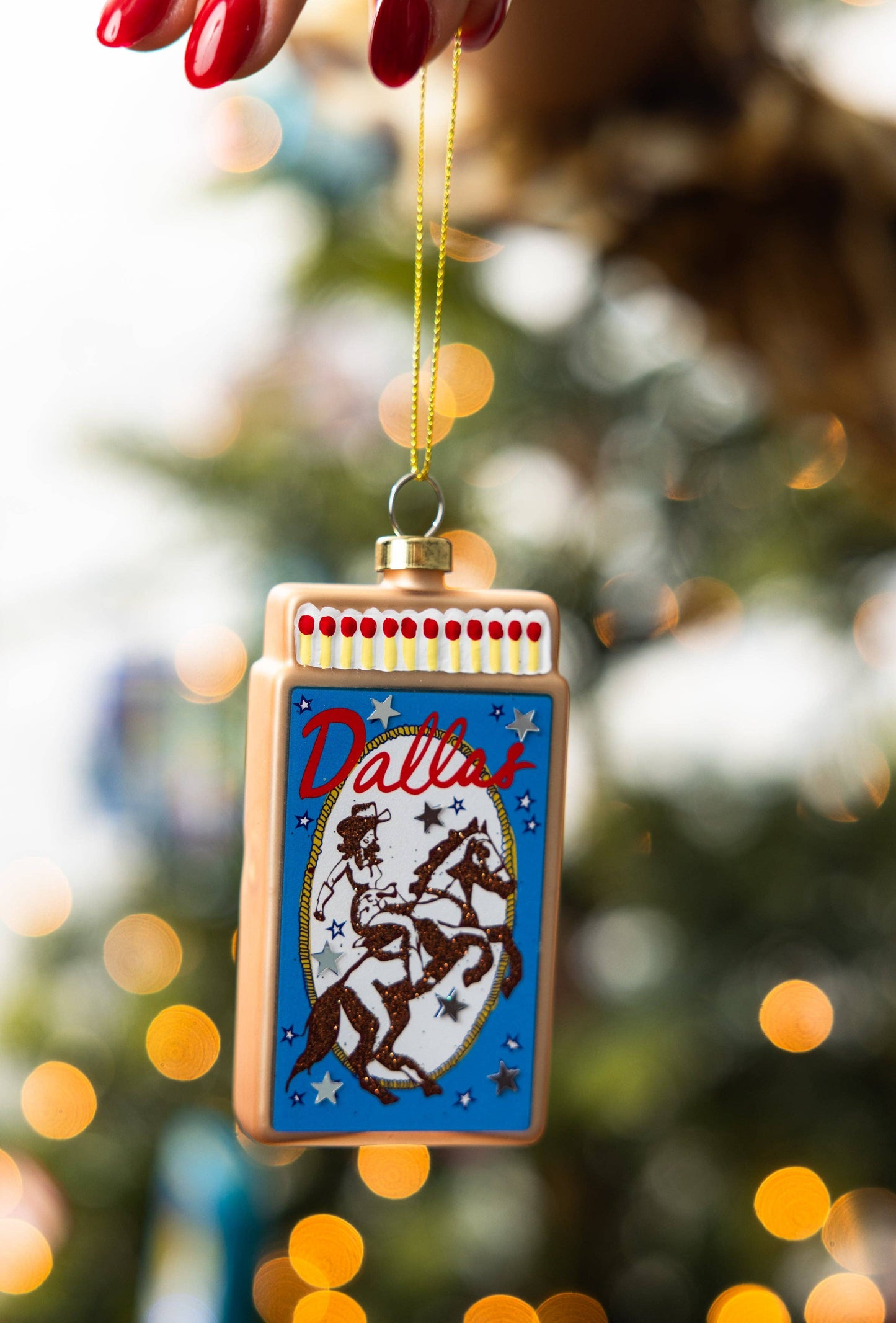 Matchbook Ornament - Dallas