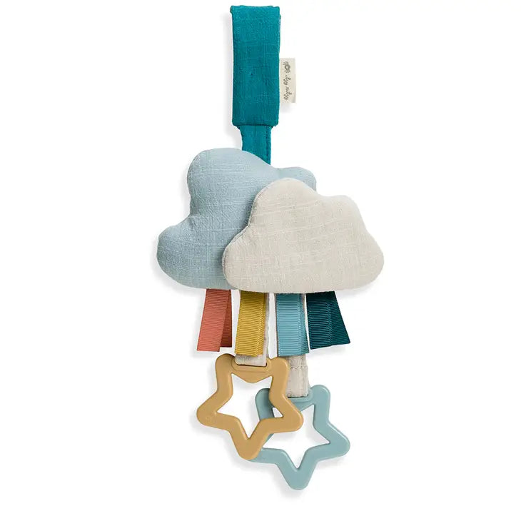 Load image into Gallery viewer, Bitzy Bespoke Ritzy Jingle Attachable Travel Toy - Cloud
