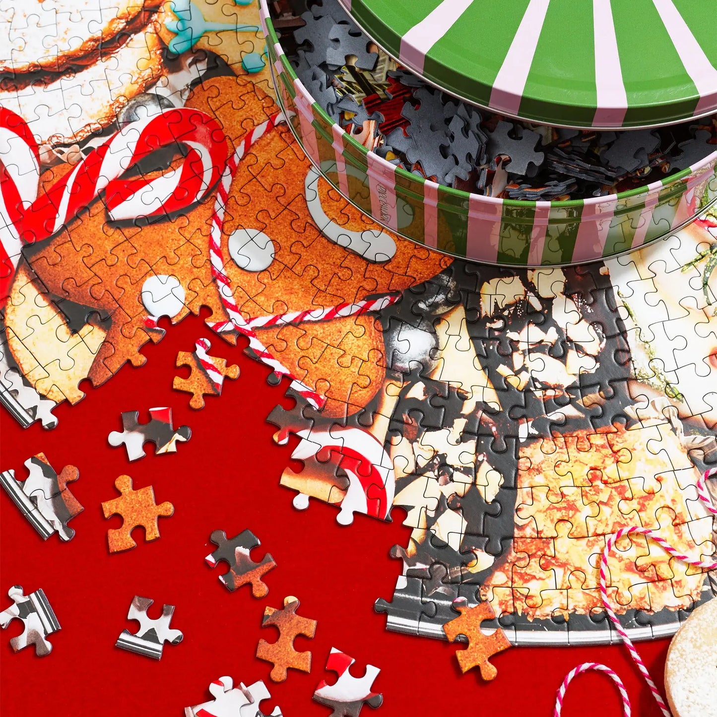 Holiday Cookie Tin Jigsaw Puzzle