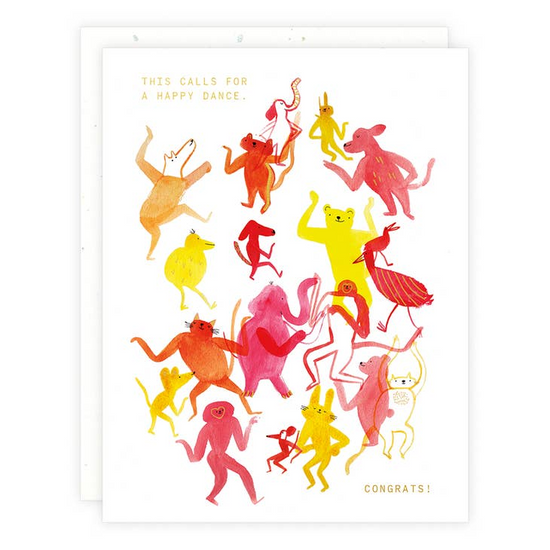 Animal Dance Card