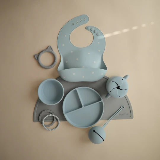 Silicone Pacifier Holder Powder Blue