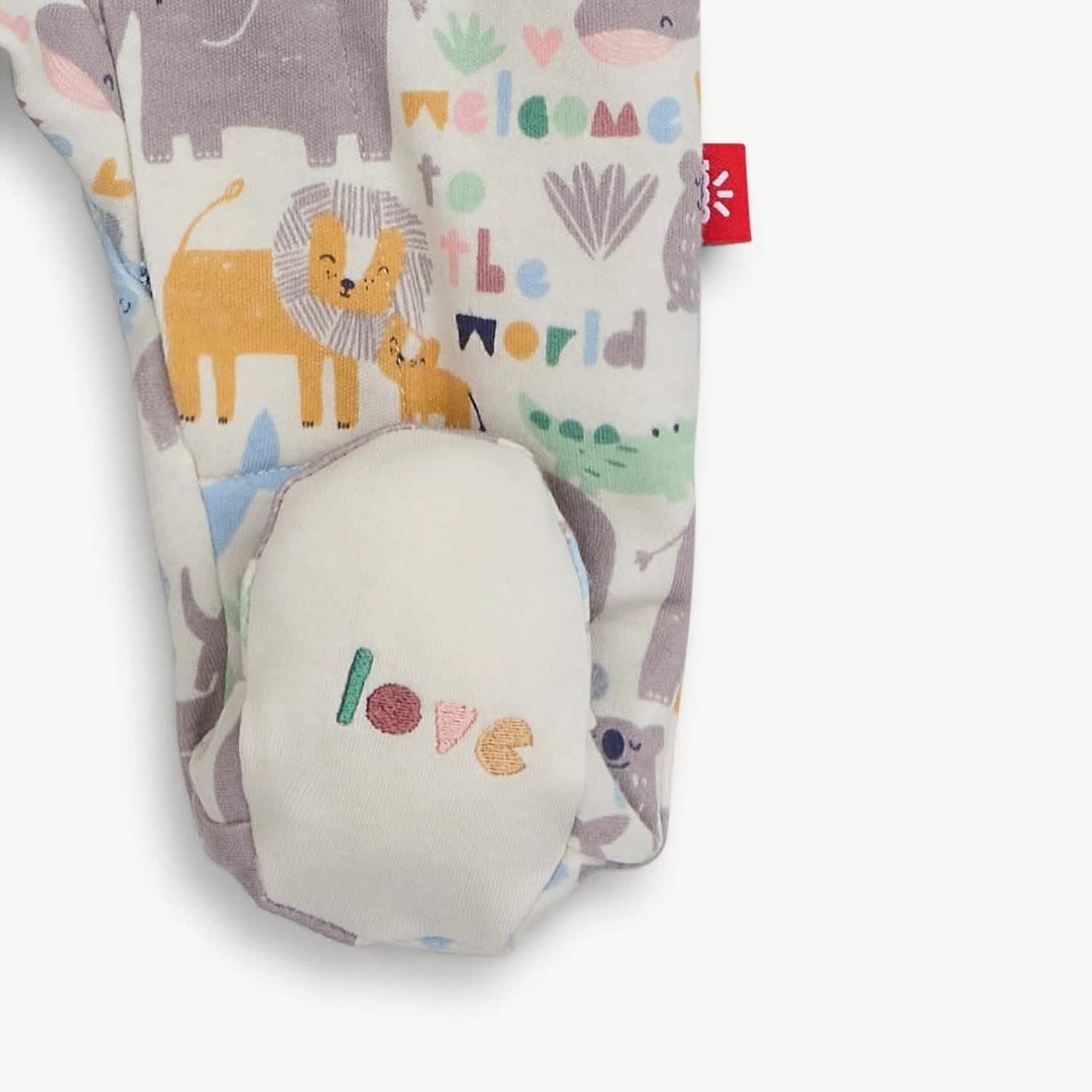 Little Lovin Organic Cotton Magnetic Footie