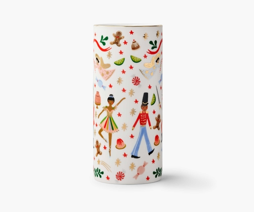 Nutcracker Porcelain Vase