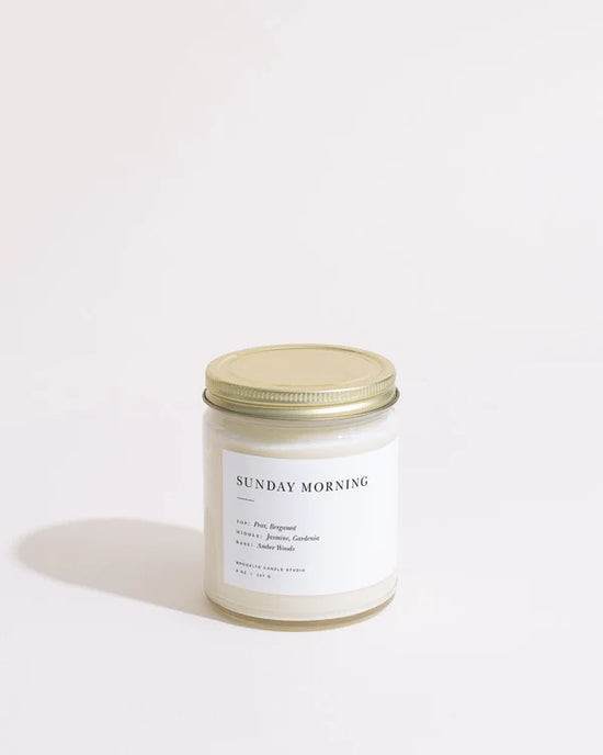 Load image into Gallery viewer, Sunday Morning Minimalist Candle - 8 oz.
