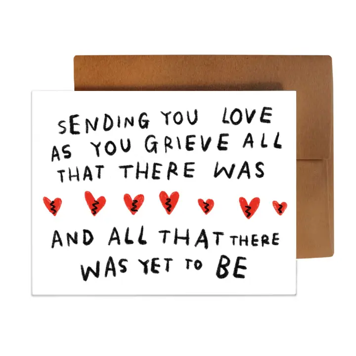 Sending You Love As You Grieve Card