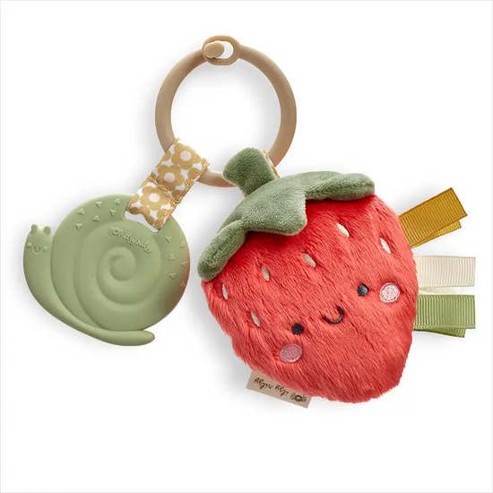 Load image into Gallery viewer, Itzy Pal™ Plush + Teether - Strawberry
