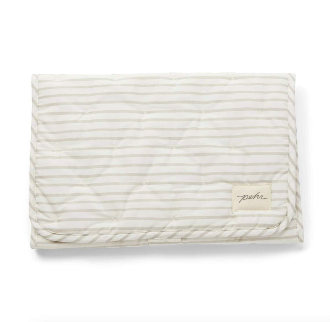 Striped On the Go Portable Changing Pad