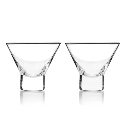 Raye Stemless Martini Glasses