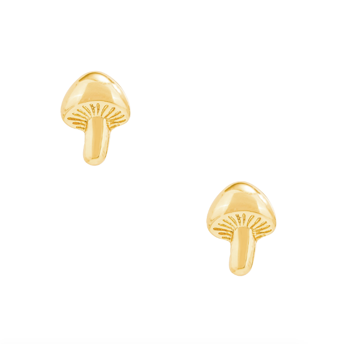 Mushroom Stud Earrings