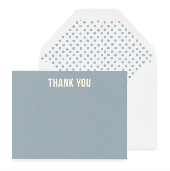 Load image into Gallery viewer, Blue Thank You Card Boxed Set
