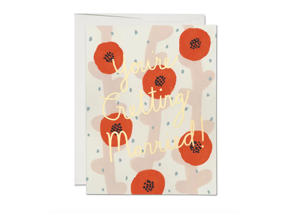 Load image into Gallery viewer, Wedding Poppies Card
