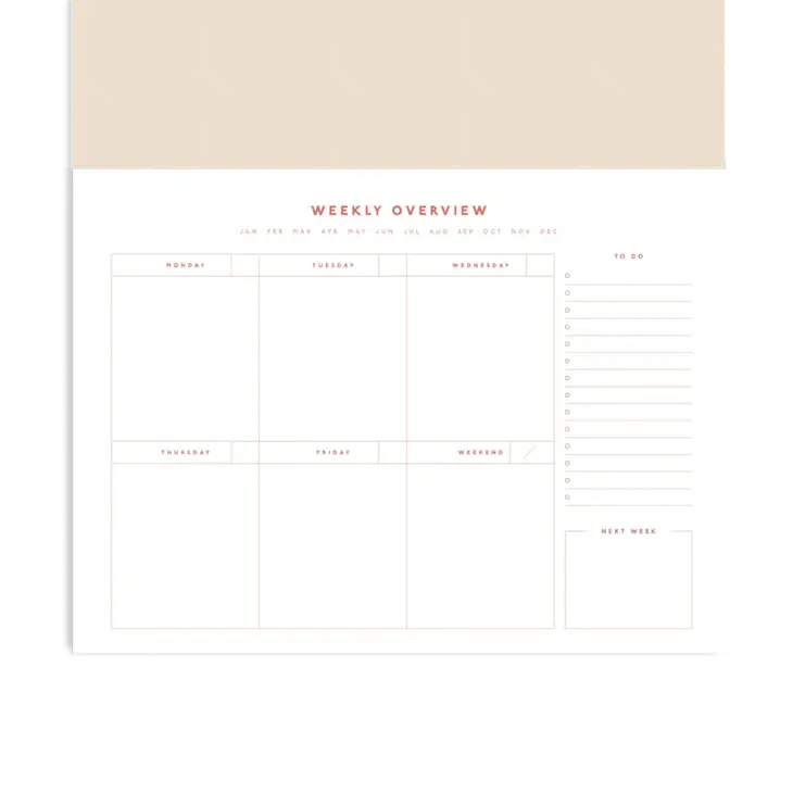 Joy Weekly Desk Planner