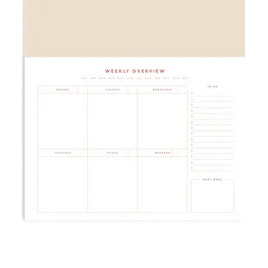 Joy Weekly Desk Planner