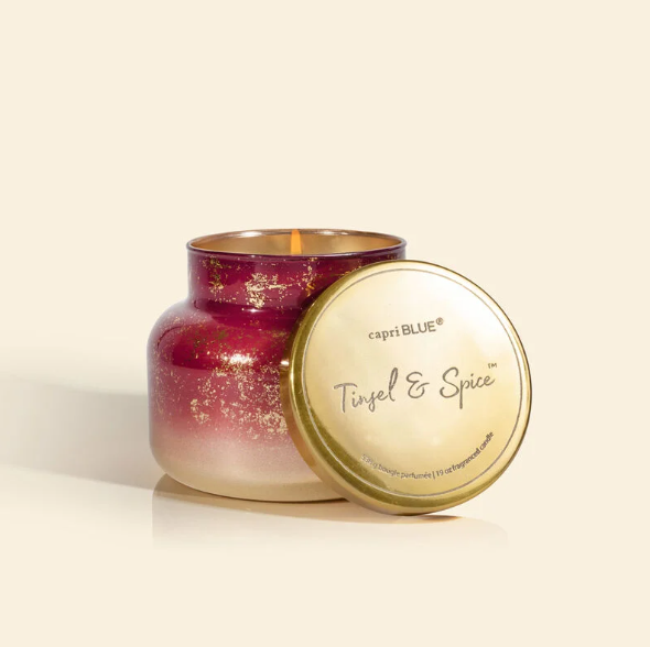 Load image into Gallery viewer, Tinsel &amp;amp; Spice Glimmer Signature Candle
