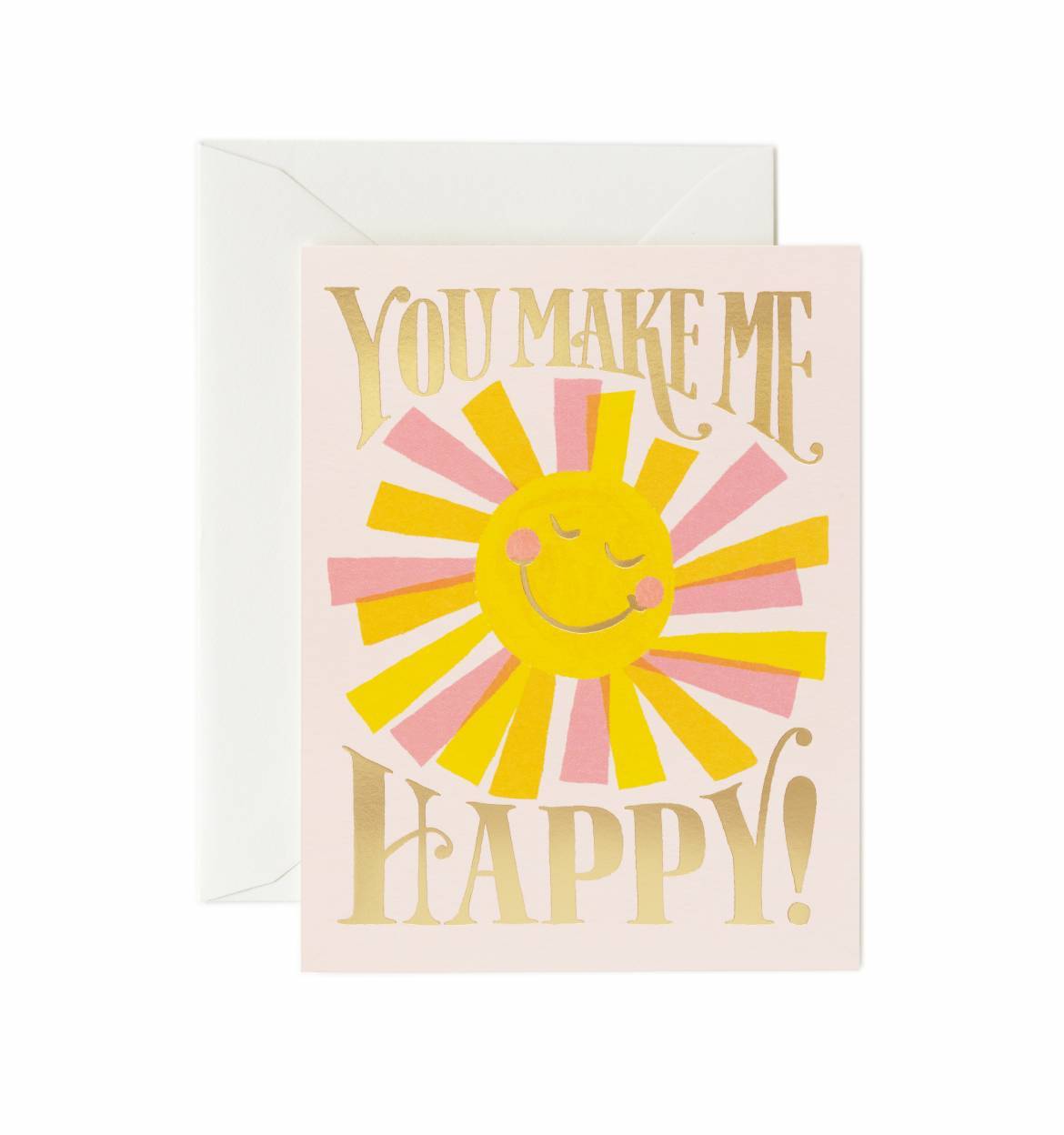 You Make Me Happy Sunshine Card