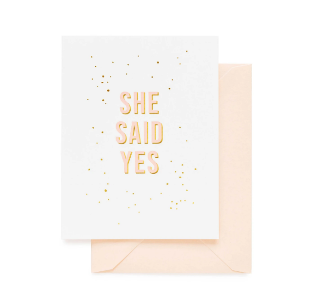 Load image into Gallery viewer, She Said Yes Card
