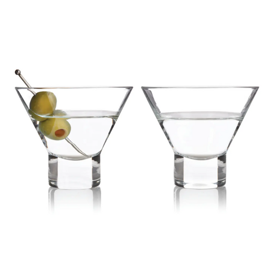 Raye Stemless Martini Glasses