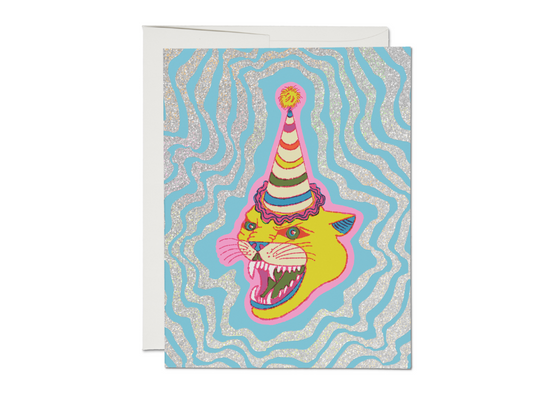 Party Hat Cat Card