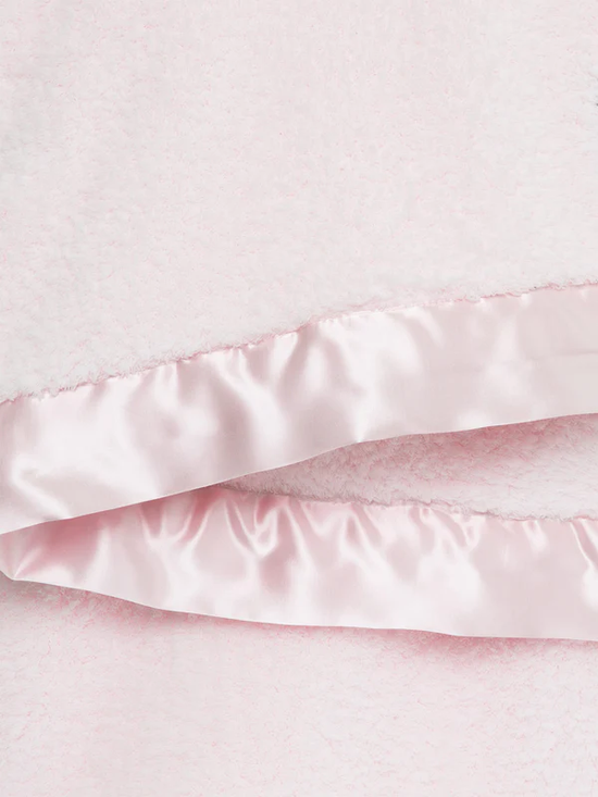 Chenille  Baby Blanket - Pink