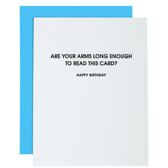 Arms Long Enough Birthday Card