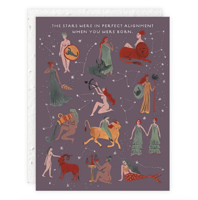 Astrological Ladies - Birthday Card