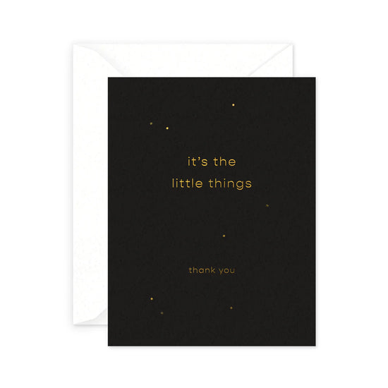 Little Things Thank You Card