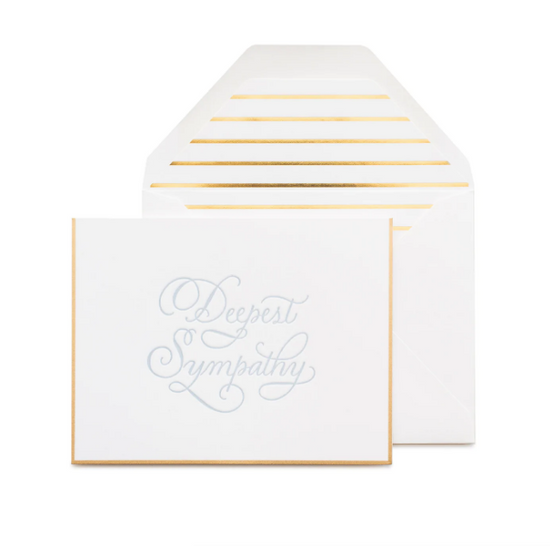 Traditional Deepest Sympathy Card