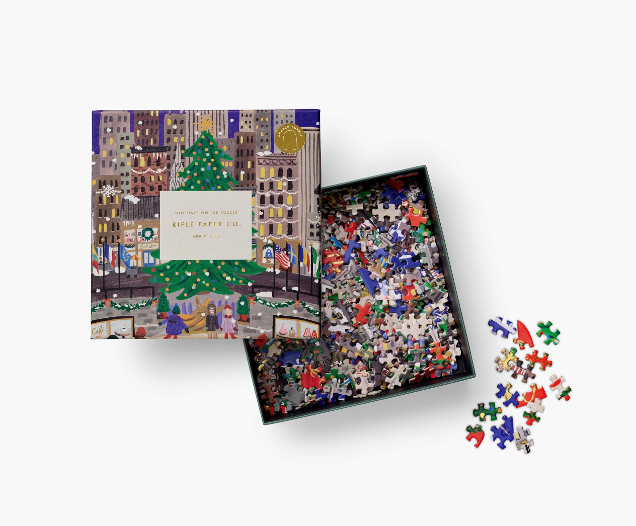 Load image into Gallery viewer, Holiday on Ice Jigsaw Puzzle
