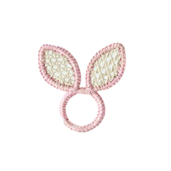 Bunny Ear Napkin Ring  Soft Pink