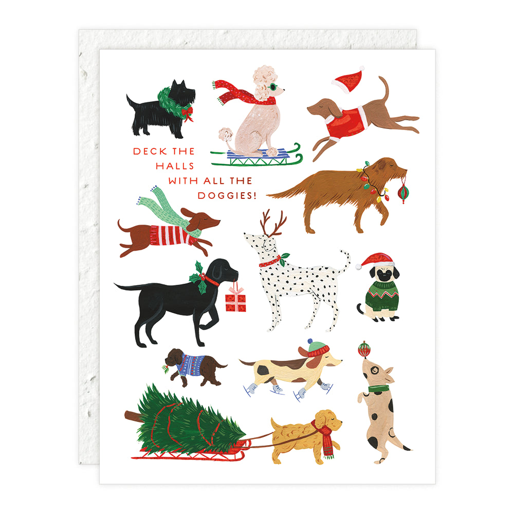 12 Dogs of Christmas Card