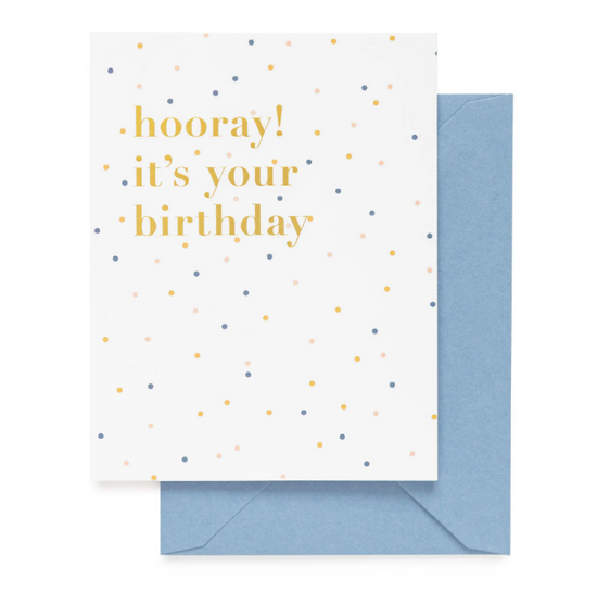 Hooray! It's your Birthday Card